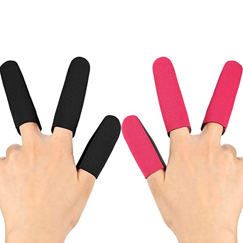 Heat Resistant Finger Guards for Hair Styling Tools - 6 Pack