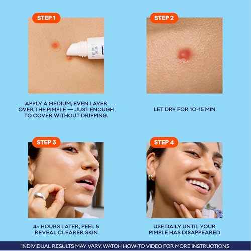 Bior? Paint & Peel Liquid Pimple Patch, Invisible Pimple Patch with Salicylic Acid, Up to 100 Uses, .5 Oz