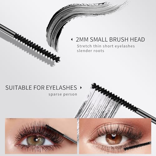 4D Ultra Fine Mascara for Thin Lashes, Lengthening & Thickening