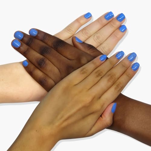 LONDONTOWN Lakur Non-Toxic Vegan Nail Polish - Blue Shades, 0.4 oz