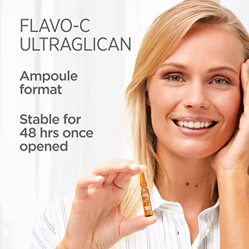 Serum Ampoules Flavo-C Ultraglican, Vitamin C and Hyaluronic Acid