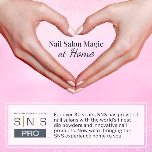 SNS Nail Dip Powder, Gelous Color Dipping Powder - Turks & Caicos (Yellow/Pastel, Glitter) - Long-Lasting Dip Nail Color Lasts 14 Days - Low-Odor & No UV Lamp Required - 1oz