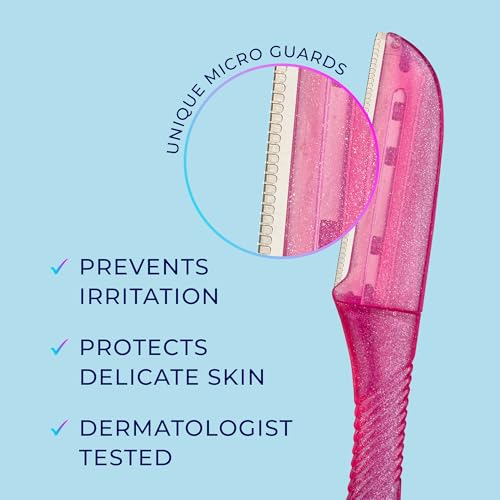Schick Hydro Silk Dermaplaning Razor 9ct - Eyebrow & Peach Fuzz Remover