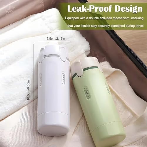 4-in-1 Travel Dispenser Bottle Set - Leakproof 30ML Toiletry Containers