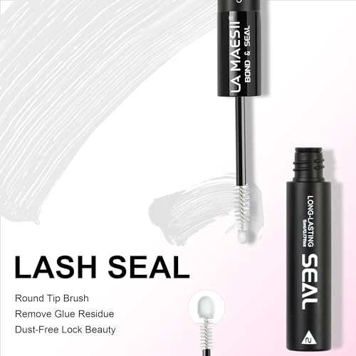 La Maesii Lash Bond and Seal - Waterproof Cluster Lash Glue Pack 2
