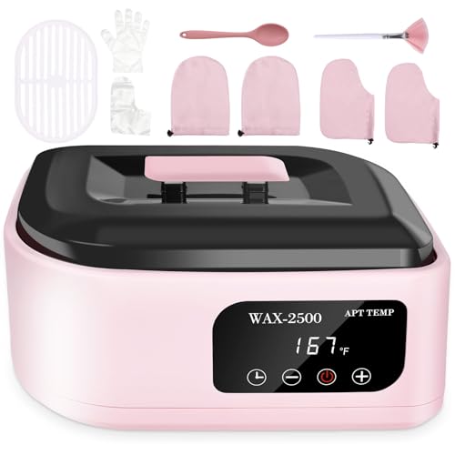 Beauty Star 3500ml Pink Paraffin Wax Machine for Hands & Feet with Accessories