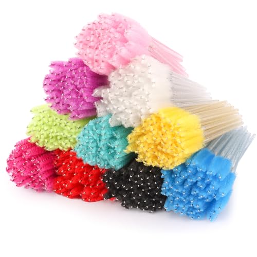 Disposable Eyelash Brush Spoolies 500PCS for Makeup & Lash Extensions