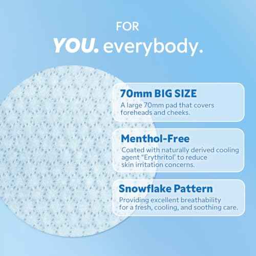 TIRTIR Ice-Cooling Icing Toner Pads | -3.76¡ÆC Instant Cool Down for Pore Reducing and Hydrating Korean Skincare (120 Units)