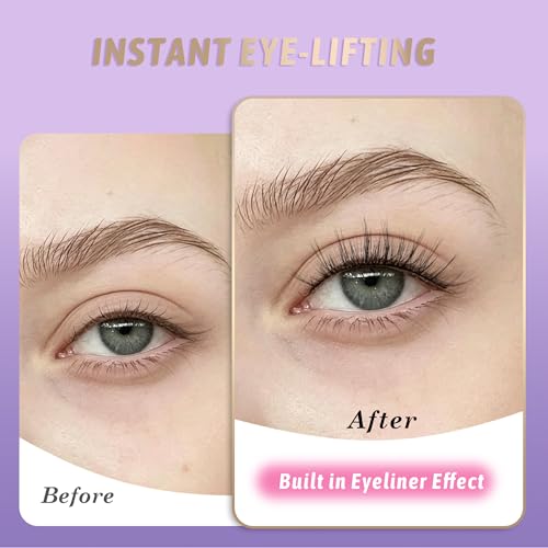 False Eyelashes 7 Pairs Kit with Lash Glue - Reusable Faux Mink Strips
