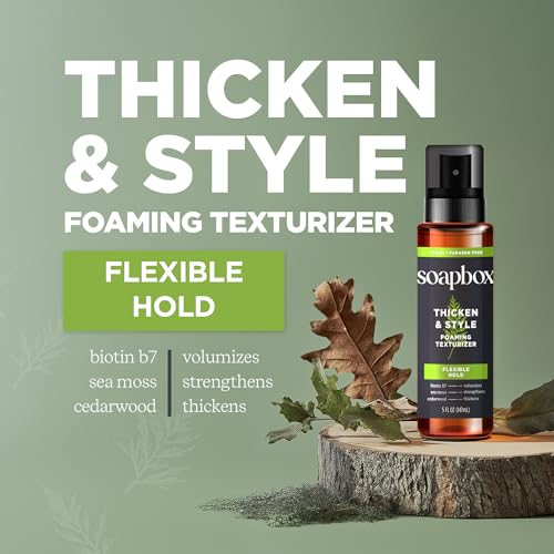 Soapbox Men's Thicken & Style Foaming Texturizer