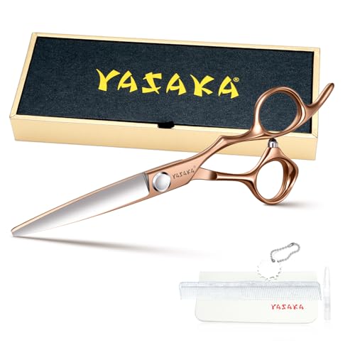 YASAKA 6.0" Professional Hair Cutting Scissors Cobalt Steel Sharp Convex Edge