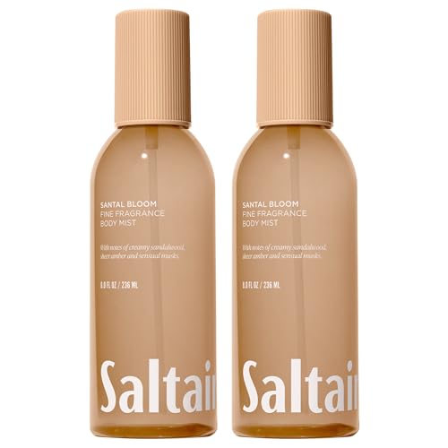 Saltair Body Mist 2 Pack - Santal Bloom Fragrance Spray 8oz