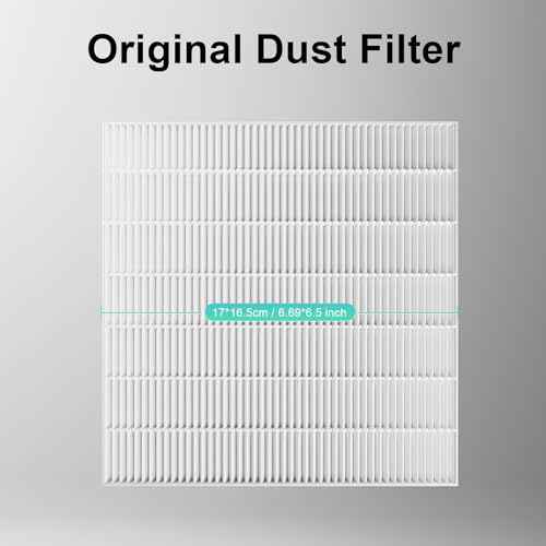 L'UGX Nail Dust Collector Filter, 2Pcs Reusable Filter for L'UGX Professional Nail Dust Vacuum Machine LG622
