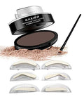Waterproof Eyebrow Powder Stamp Kit - Dark Brown Tint