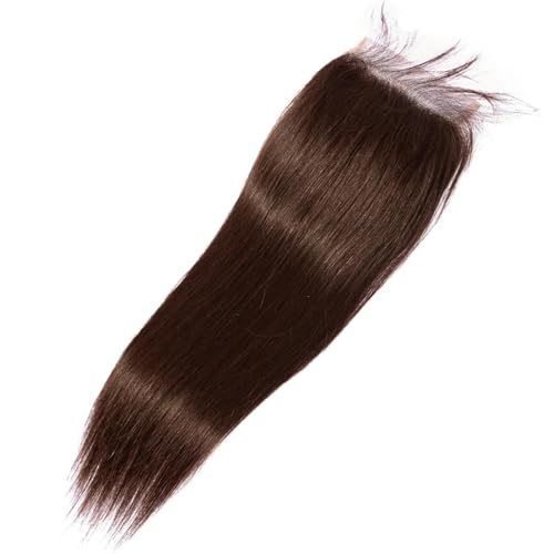 24-Inch Chocolate Brown Lace Closure | 4x4 HD Transparent Human Hair