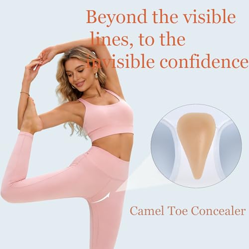 Majurphy Camel Toe Concealer 3-Pack | Reusable Silicone Pads for Swimwear
