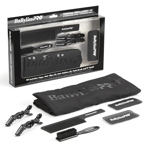 Professional Barber Accessory Kits including capes, combs, fade brushes and more