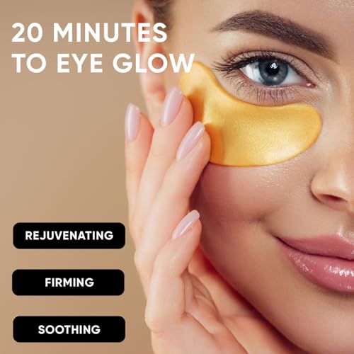 Under Eye Patches 20 Pairs - Dark Circles & Puffiness Relief