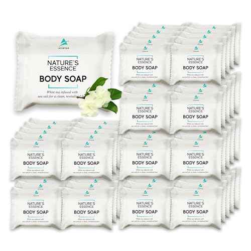 Bar Soap Bulk Individually Wrapped ? 120 Pack 0.5 oz Mini Hotel Soap Bars Bulk ? Travel Size Essential Toiletries for Hosts and Guests, Hotel, Hospitality, Shelters & Bathroom Amenities