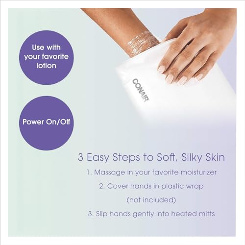 Conair True Glow Thermal Spa Heated Beauty Hand Mitts - Electric Hand Warmer