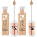 Catrice | True Skin High Cover Concealer (039 | Warm Olive) | Waterproof & Lightweight for Soft Matte Look | With Hyaluronic Acid & Lasts Up to 18 Hours | Vegan, Cruelty Free (Pack of 2)