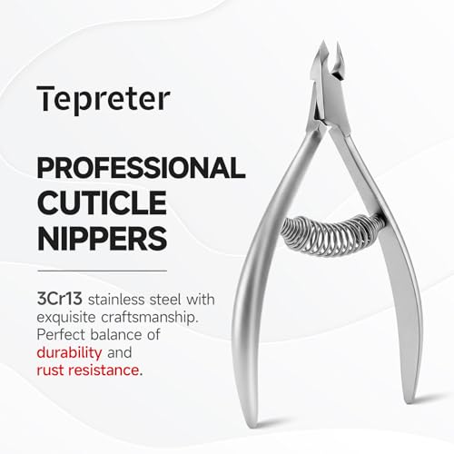 Professional Cuticle Nippers 5mm Blade Stainless Steel Manicure Tool