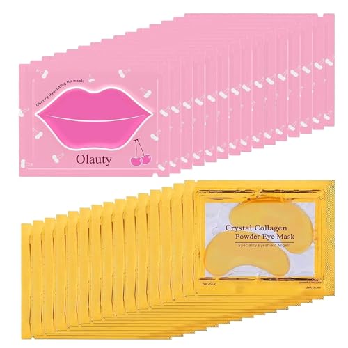 30 Pairs Lip Mask & Eye Mask,Under Eye Patches, Eye Mask for Puffy Eyes, Chapstick Bulk, Valentines Day Gifts,Galentines Gifts, Bulk Gifts for Women, Party Favors,Cheer Gifts,Mini Gifts for Women