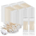Travel Size Cotton Swabs - 500 Double Tipped Wood Sticks