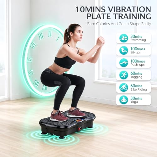 Vibration Plate Exercise Machine for Weight Loss & Muscle Recovery