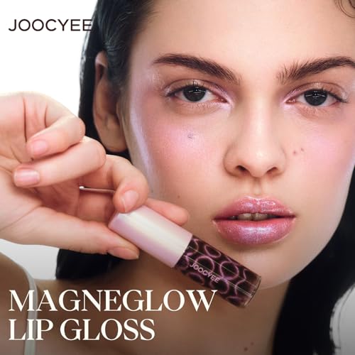 Joocyee Cat Eye Lip Gloss - Holographic Shimmer Plumping Tint