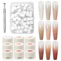 Ombre Gel Nail Polish Kit - 9 Colors UV LED Soak Off