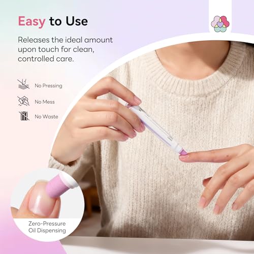 SAVILAND Cuticle Remover Pen - Ceramic Tip Oil Pusher (2-Pack)