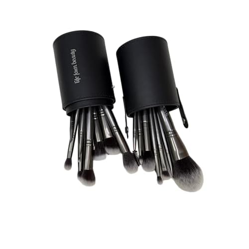 Professional Makeup Brushes Kit with Soft Synthetic Bristles + Case