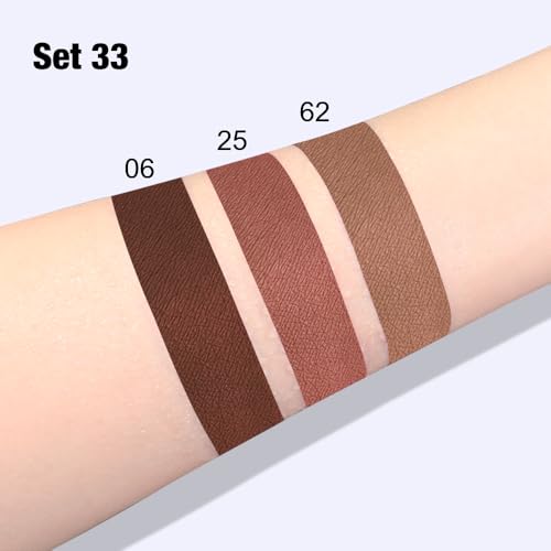 3Pcs Matte Liquid Lipstick Set - Long Lasting Waterproof
