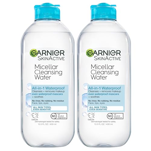 Garnier Micellar Water Waterproof Makeup Remover 13.5oz 2-Pack
