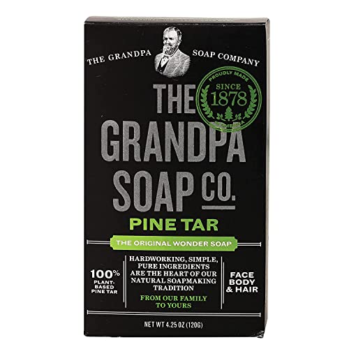 Grandpa's Soap Pine Tar 4.25 oz (Pack of 4)