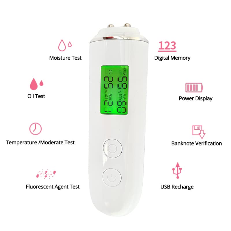 Digital Skin Moisture Analyzer with LCD Display