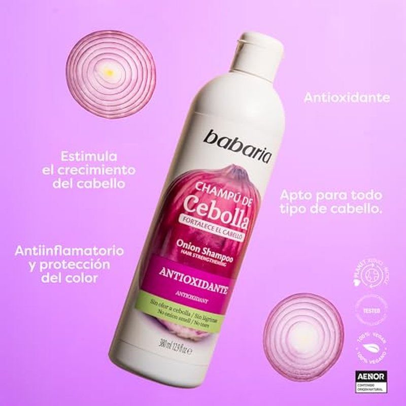 Babaria Onion Shampoo Anti-Oxidant 20oz