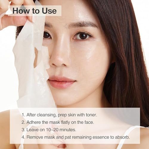 OxygenCeuticals Ceutisome BH Mask ? Hydrating Sheet Mask with 7 Types of Hyaluronic Acid, Fruit Extract & Green Tea Leaf Extract, Moisturizing & Skin Calming Facial Mask (6 Sheets/1 Box)