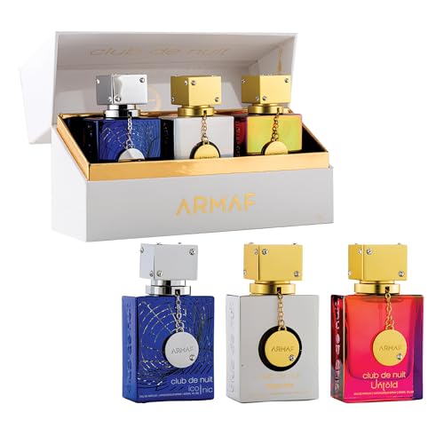 Armaf Club De Nuit Untold 3-Piece Men's Gift Set - Mini Eau de Parfum, Travel Size