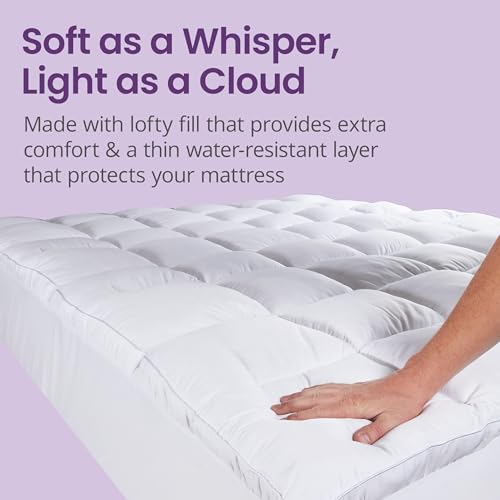 SafeRest 100% Waterproof Twin Size Mattress Protector - Fitted with Stretchable Pockets - Machine Washable Cotton Mattress Cover for Bed - Perfect Bedding Airbnb Essentials for Hosts