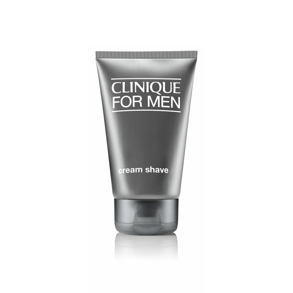 Clinique For Men Cream Shave Shaving Cream | Rich Dry Skin Formula | Hydrating | Softens Beard + Soothes, 4.2 Fl Oz