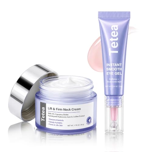 Neck & Under Eye Gel Set - Firming Cream for Women & Men