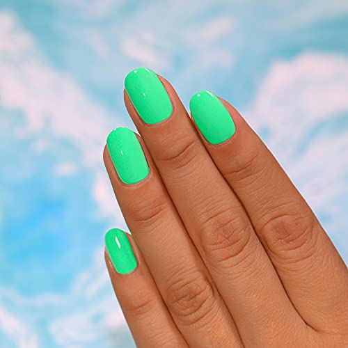 ILNP Bottoms Up Vivid Seafoam Green Cream Nail Polish