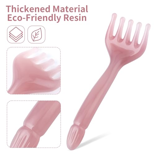Head Massager 2Pcs Scalp Massage Tool Resin Handheld
