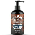 Men's Shave Gel - Clear Shaving Gel So You Can See Where You Are Shaving ? For Full Shaves and Tightening Beard Lines - 8oz by Rocky Mountain Barber Company