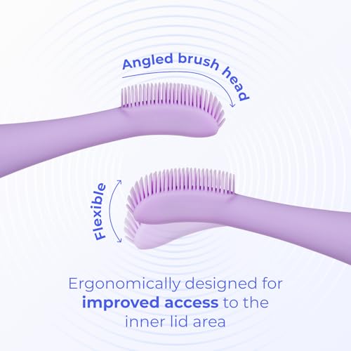 Blinkjoy Electric Eyelid Brush 2 Purple - Gentle Demodex & Blepharitis Care