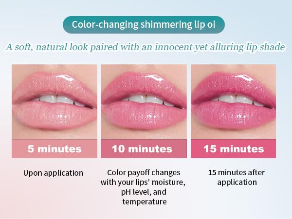 pH Color Changing Lip Gloss - Hydrating Plumper Oil