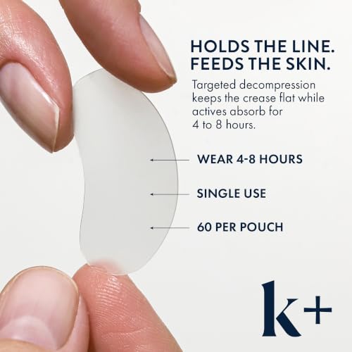 KPLUS Korean Marionette Face Patches for Smile Lines & Nasolabial Folds, 60 Count