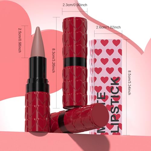 Nude Lip Liner & Lipstick Combo Set - Long Lasting Waterproof